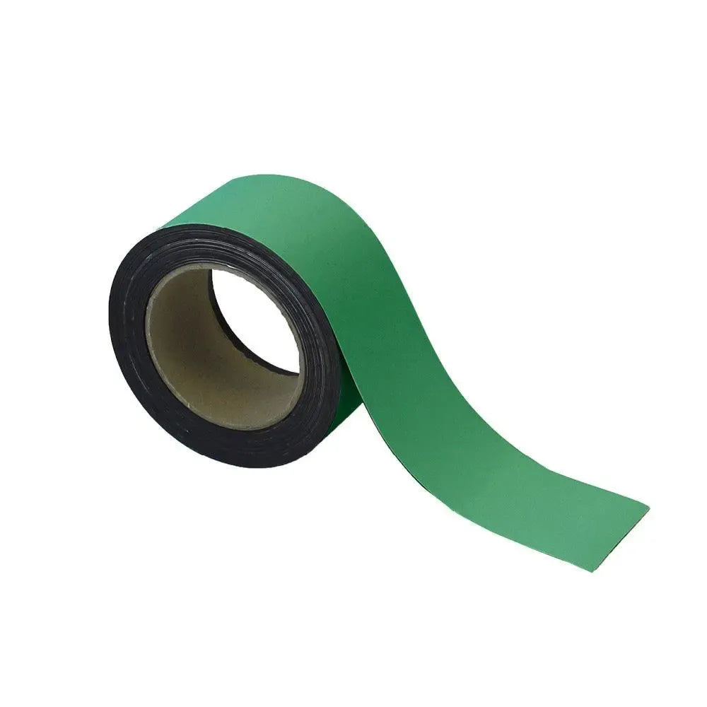 Magnetiline tööstuskvaliteediga Easy Wipe märgistuslint 60 mm x 10 m roheline