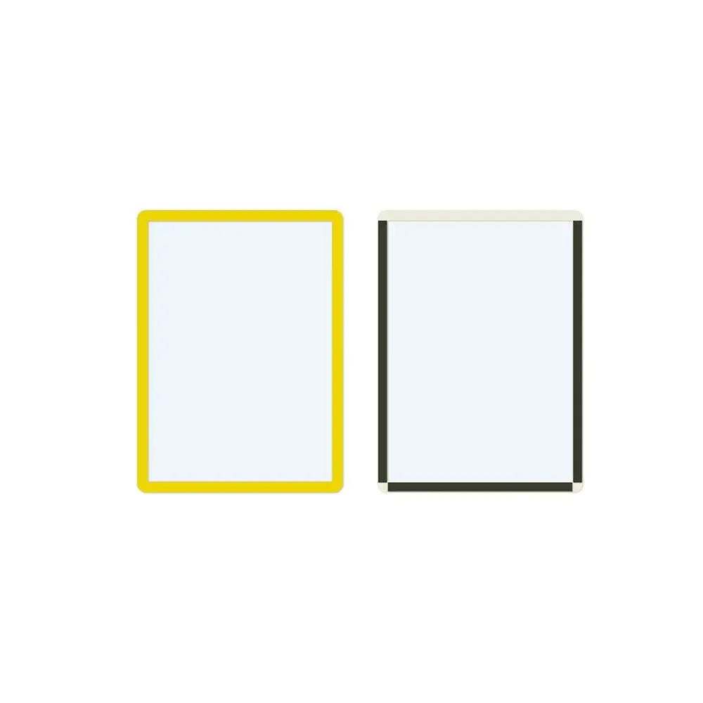 Magnetilised märgistuse hoidikud Frames4Docs A4 10 tk kollased