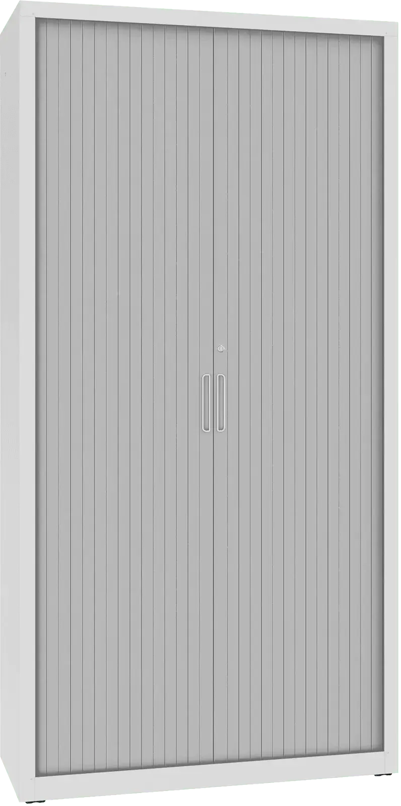 Metallist dokumendikapp Archive ruloodustega 1990x1000x435 mm – helehall / hall