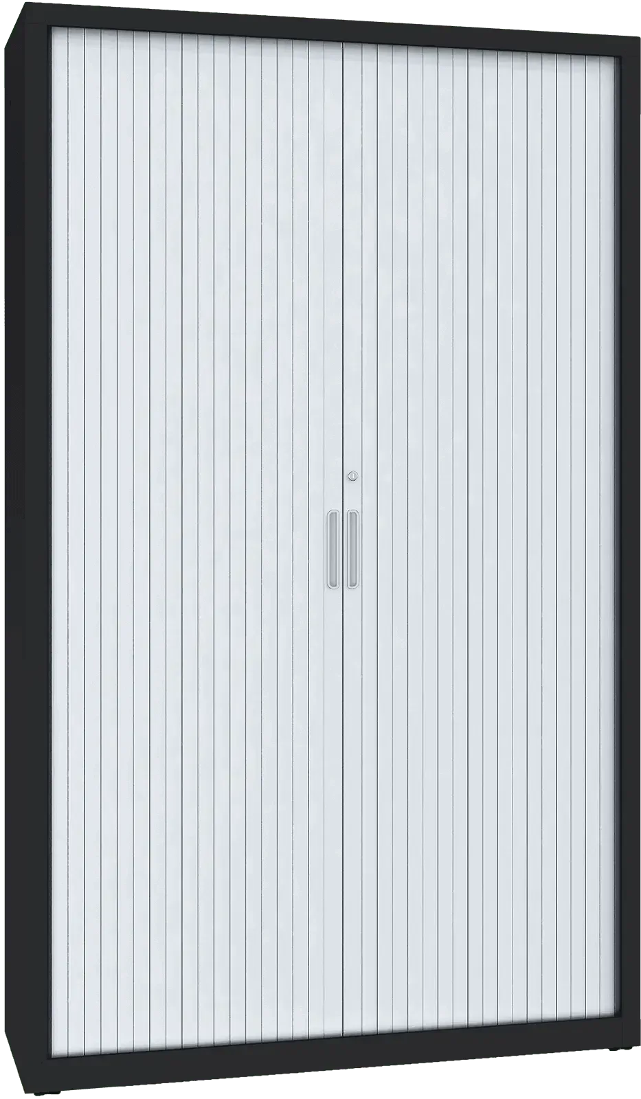 Metallist rulooga dokumendikapp Archive 1990x1200x435 mm – must / hõbedane