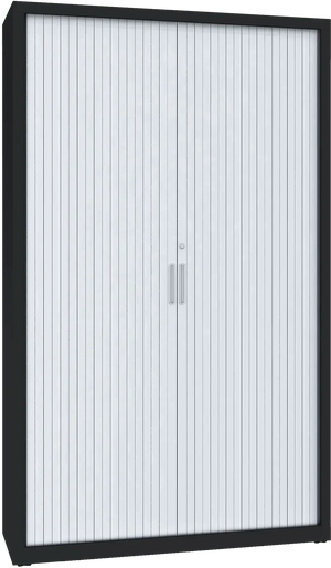 Metallist rulooga dokumendikapp Archive 1990x1200x435 mm – must / hõbedane