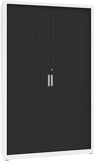 Metallist rulooga dokumendikapp Archive 1990x1200x435 mm – valge / must