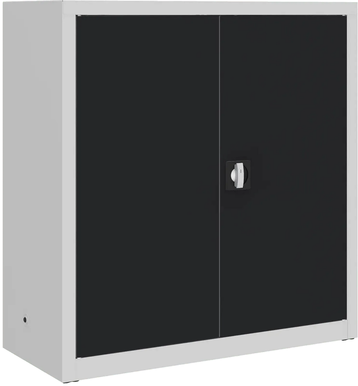 Metallist dokumendikapp Classic 1040x1000x435 mm – helehall / must