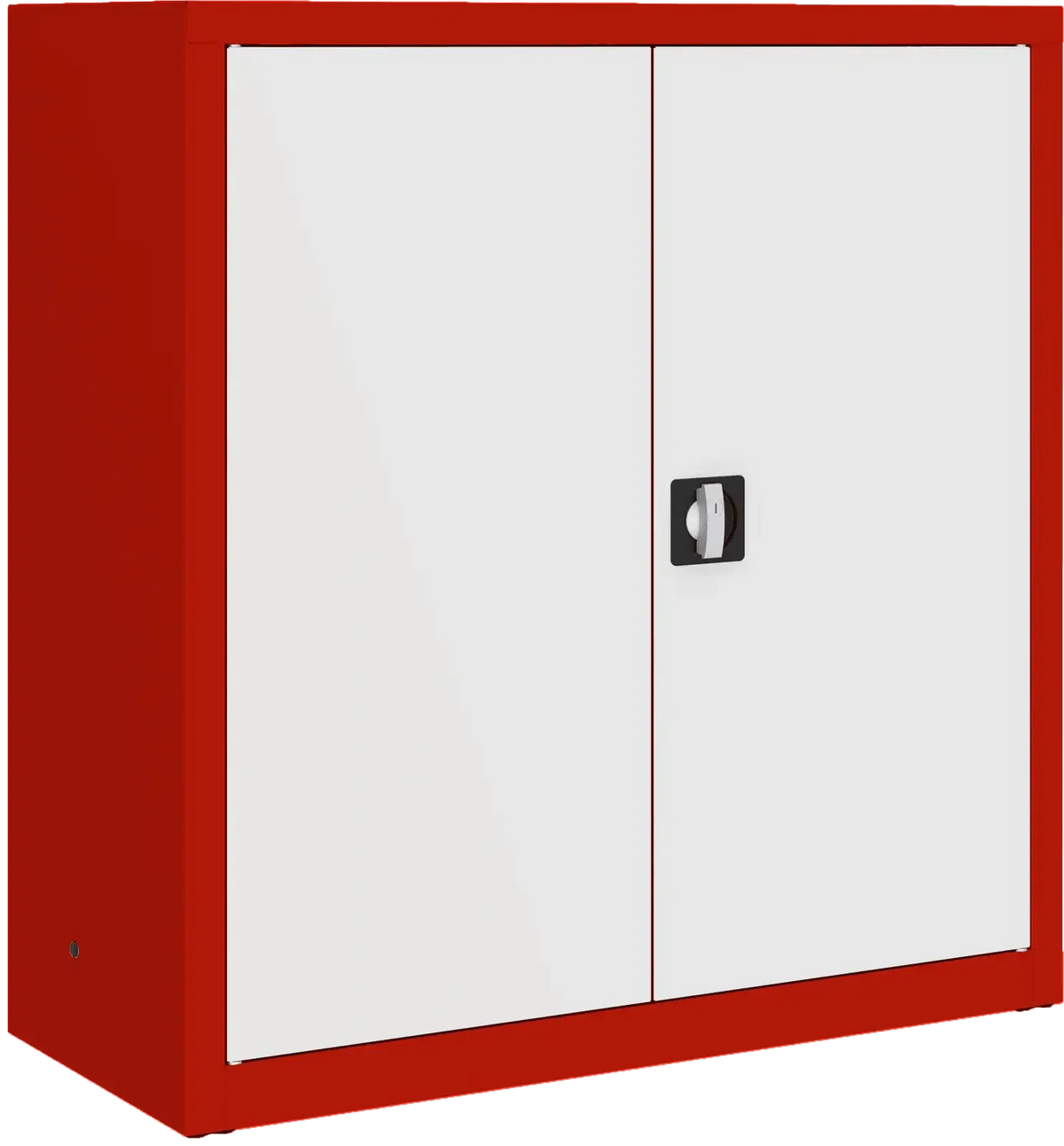 Metallist dokumendikapp Classic 1040x1000x435 mm – punane / valge