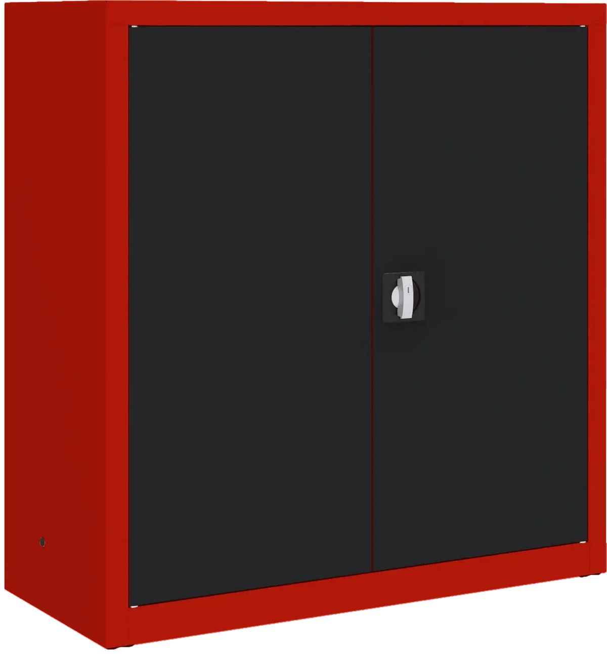 Metallist dokumendikapp Classic 1040x1000x435 mm – punane / must