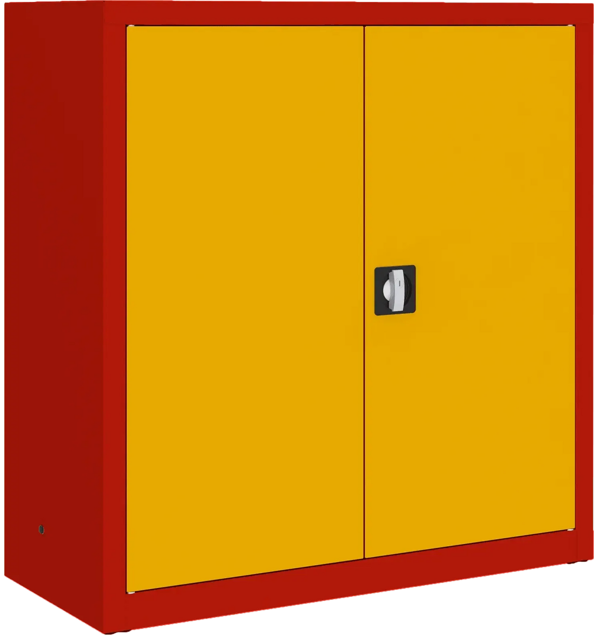Metallist dokumendikapp Classic 1040x1000x435 mm – punane / kollane