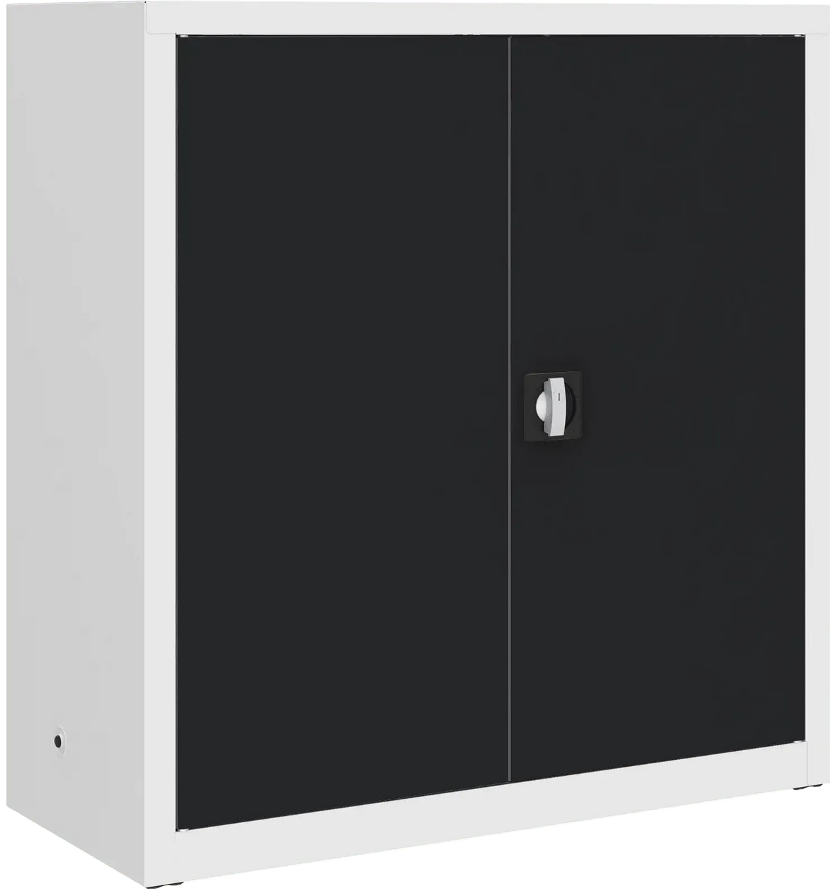 Metallist dokumendikapp Classic 1040x1000x435 mm – valge / must