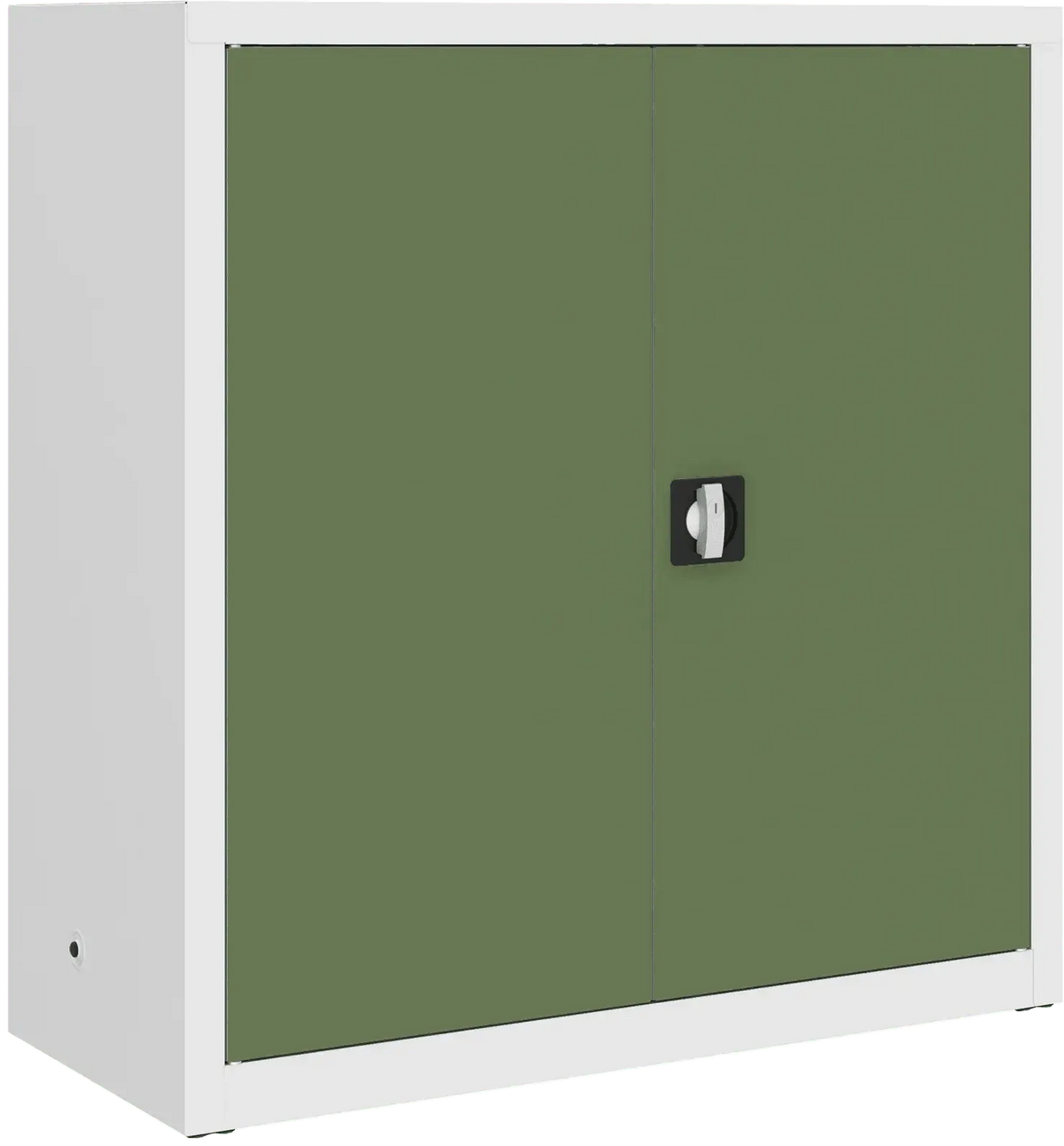Metallist dokumendikapp Classic 1040x1000x435 mm – valge / roheline