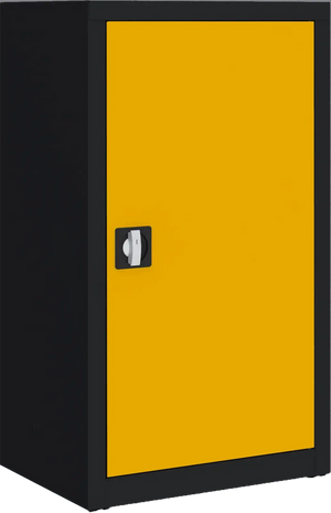 Metallist dokumendikapp Classic 1040x600x435 mm – must / kollane