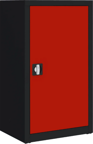 Metallist dokumendikapp Classic 1040x600x435 mm – must / punane