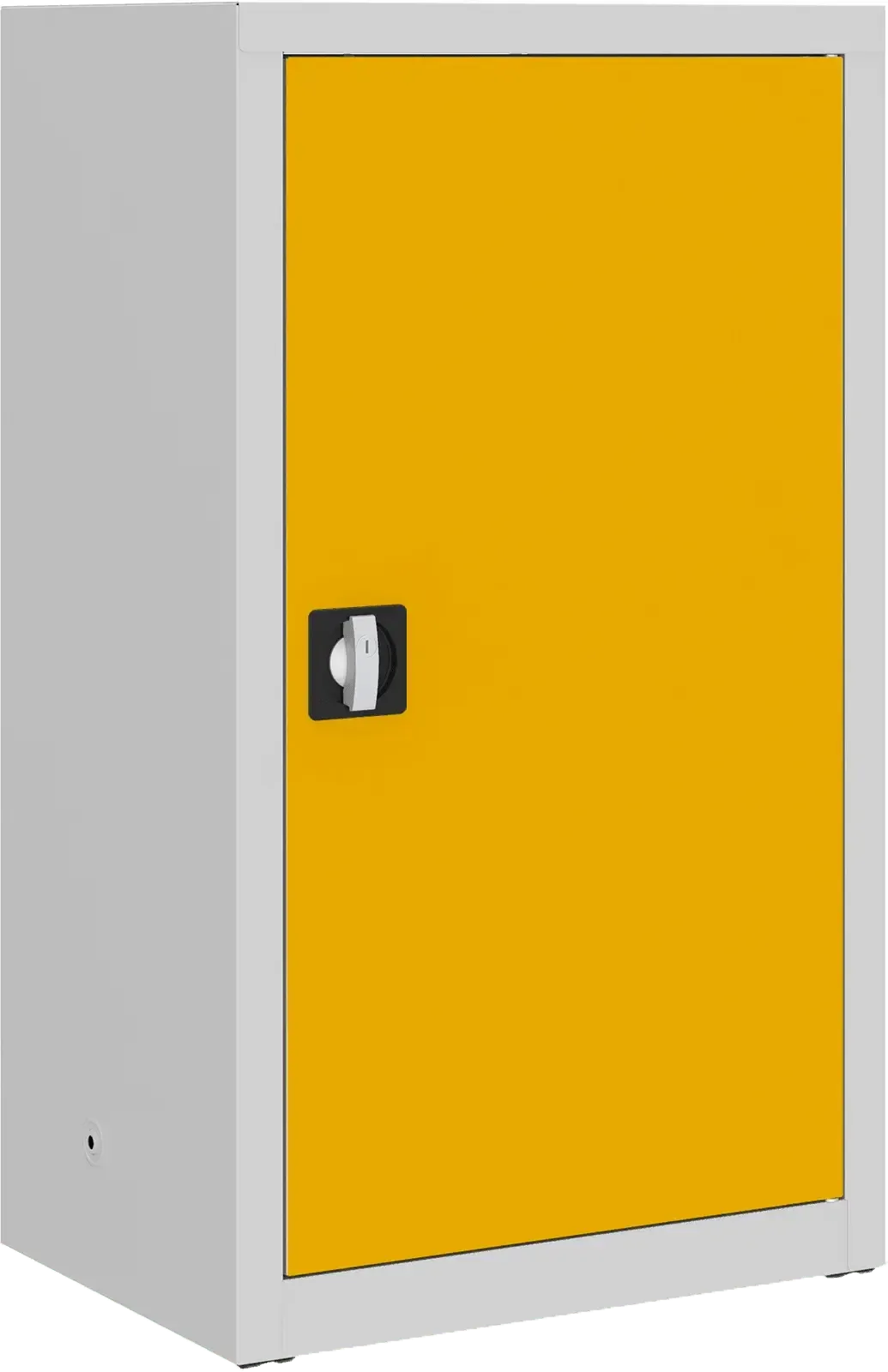 Metallist dokumendikapp Classic 1040x600x435 mm – helehall / kollane