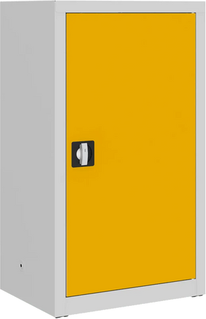 Metallist dokumendikapp Classic 1040x600x435 mm – helehall / kollane