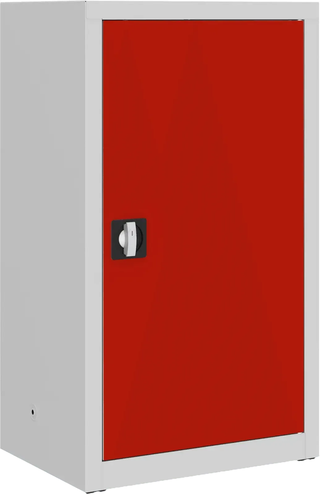 Metallist dokumendikapp Classic 1040x600x435 mm – helehall / punane