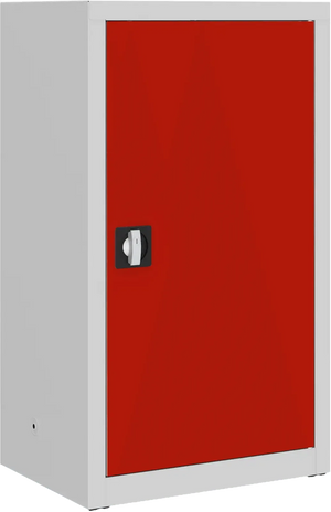 Metallist dokumendikapp Classic 1040x600x435 mm – helehall / punane