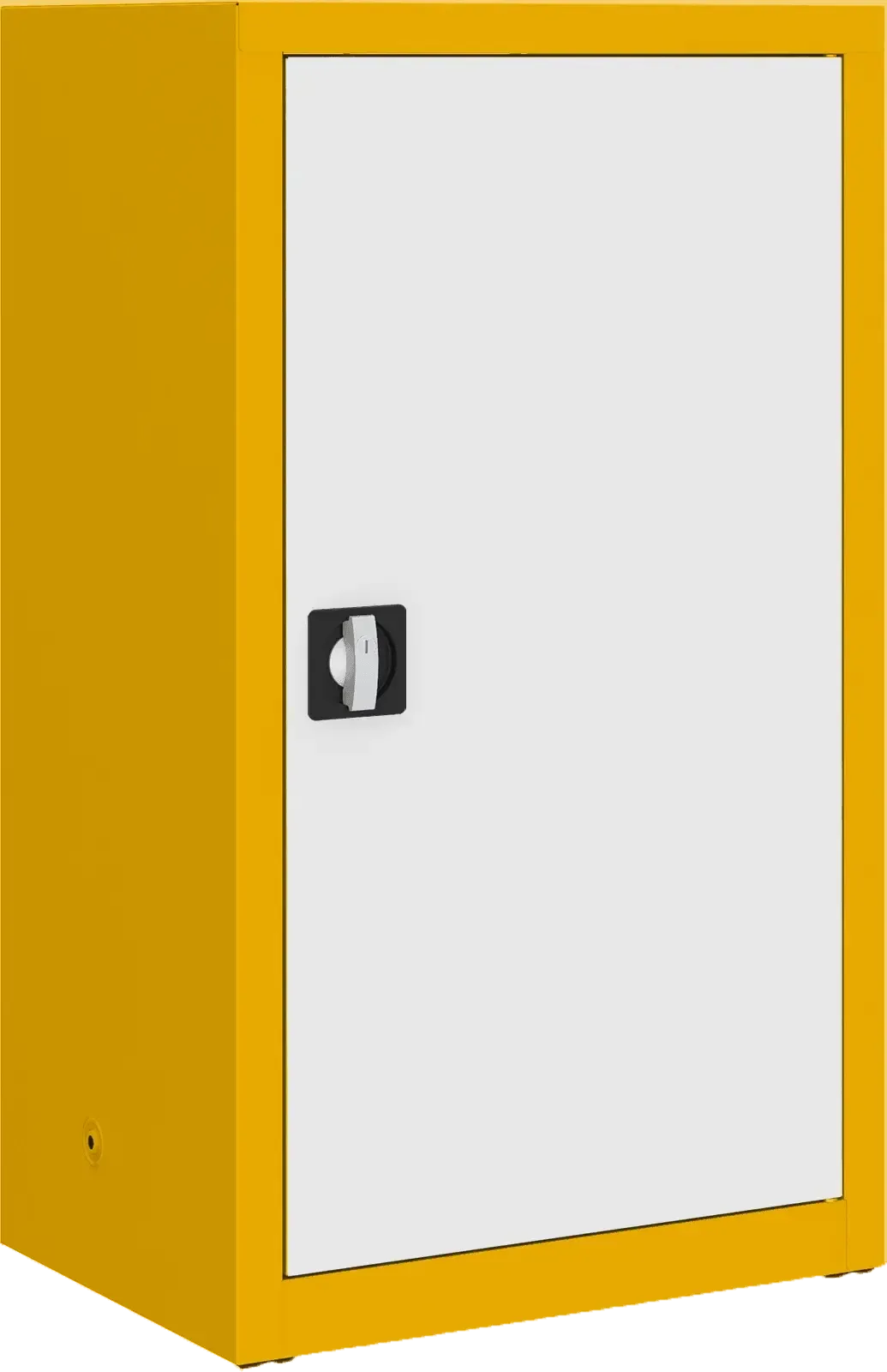 Metallist dokumendikapp Classic 1040x600x435 mm – kollane / valge