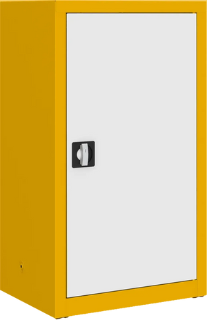 Metallist dokumendikapp Classic 1040x600x435 mm – kollane / valge