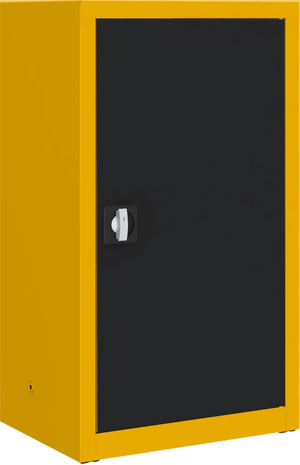 Metallist dokumendikapp Classic 1040x600x435 mm – kollane / must