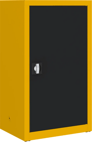 Metallist dokumendikapp Classic 1040x600x435 mm – kollane / must