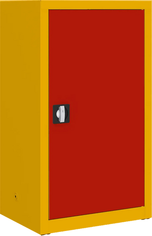 Metallist dokumendikapp Classic 1040x600x435 mm – kollane / punane