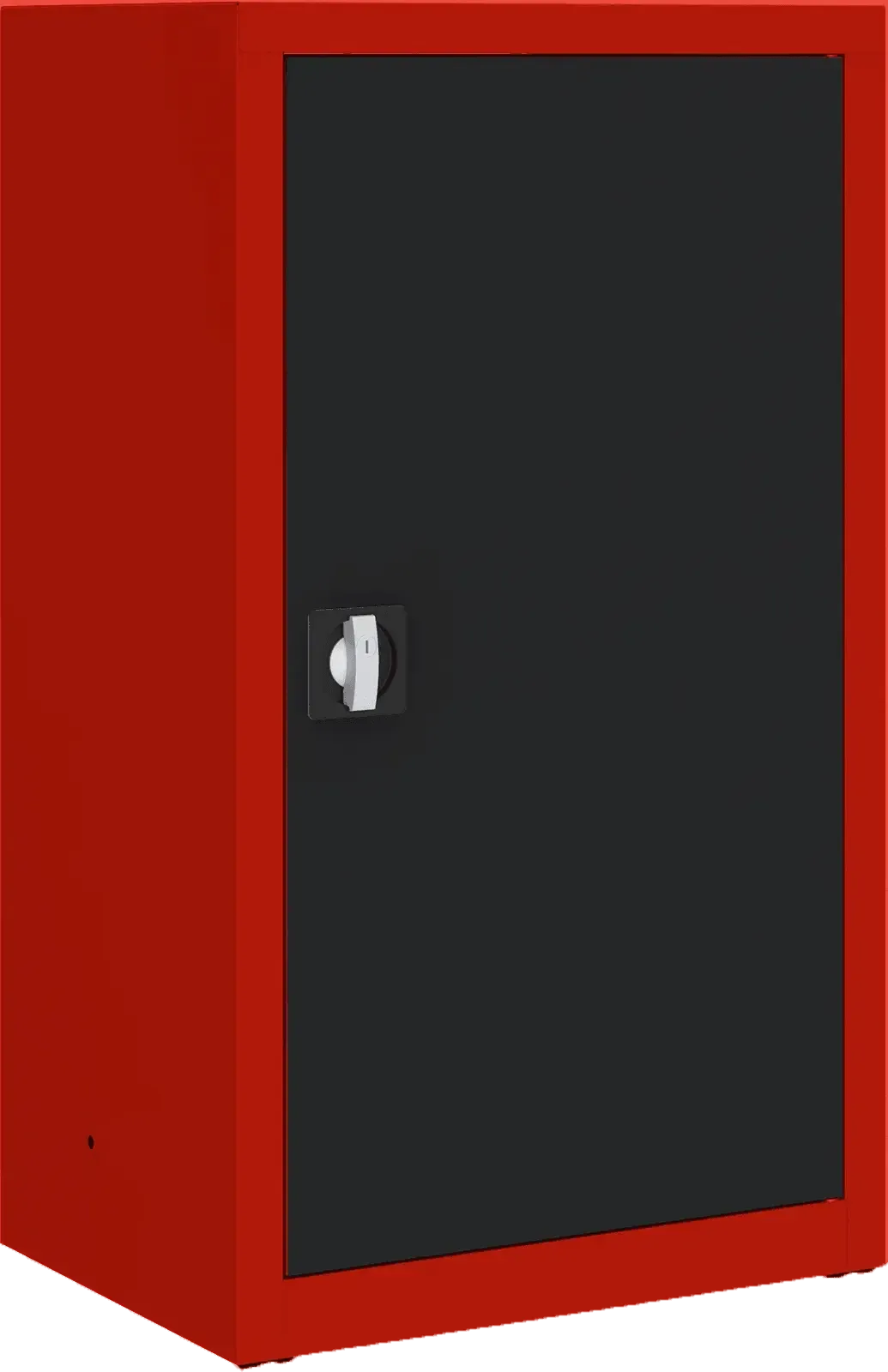 Metallist dokumendikapp Classic 1040x600x435 mm – punane / must
