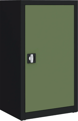 Metallist dokumendikapp Classic 1040x600x435 mm – must / roheline