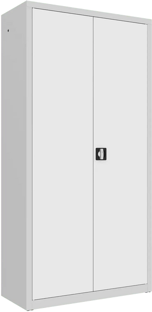 Metallist dokumendikapp Classic 1990x1000x435 mm – helehall / valge