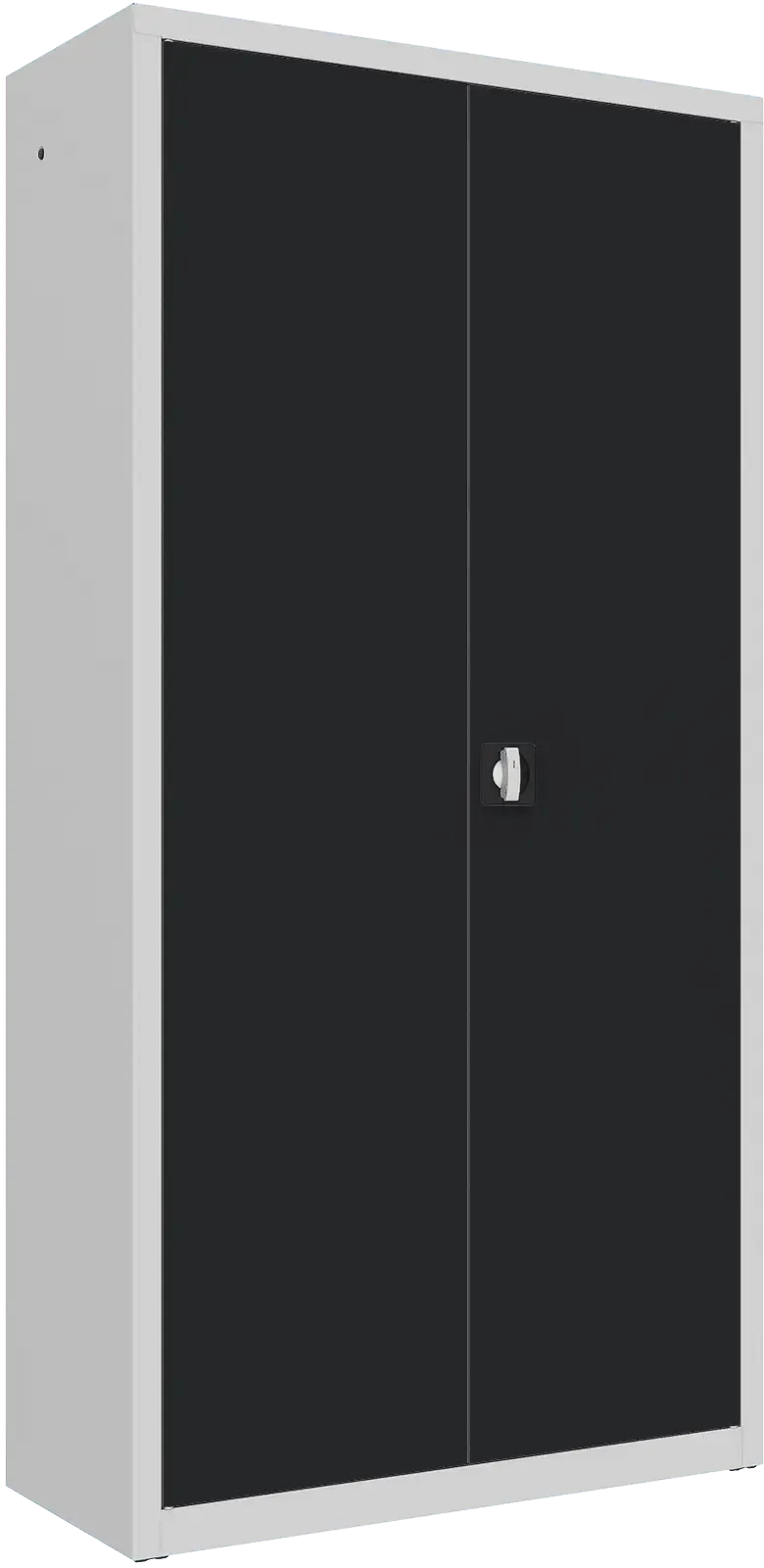 Metallist dokumendikapp Classic 1990x1000x435 mm – helehall / must