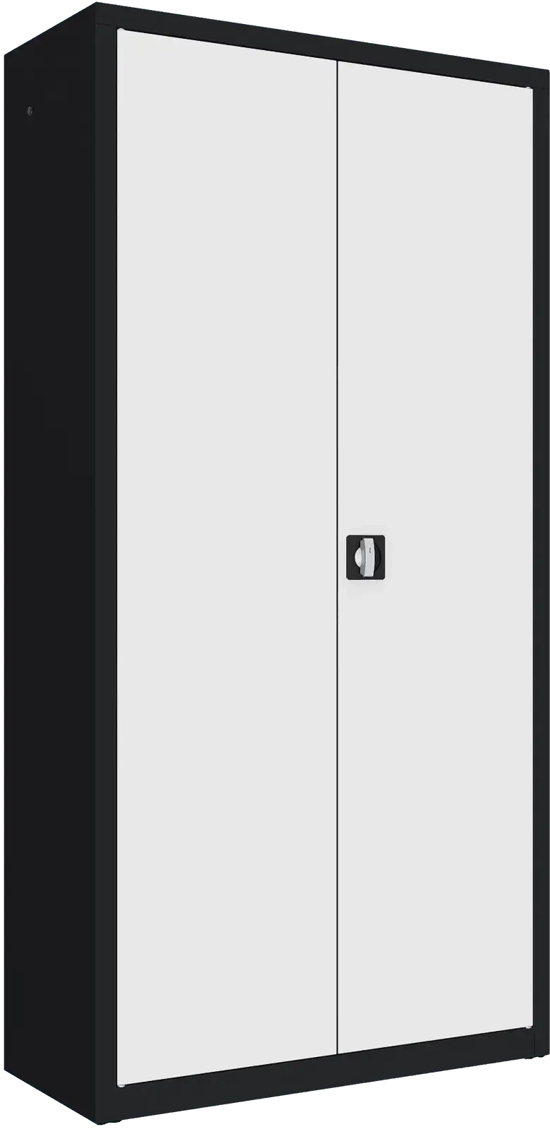 Metallist dokumendikapp Classic 1990x1000x435 mm – must / valge