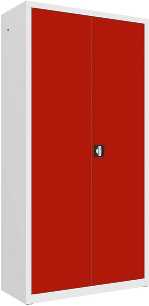 Metallist dokumendikapp Classic 1990x1000x435 mm – valge / punane