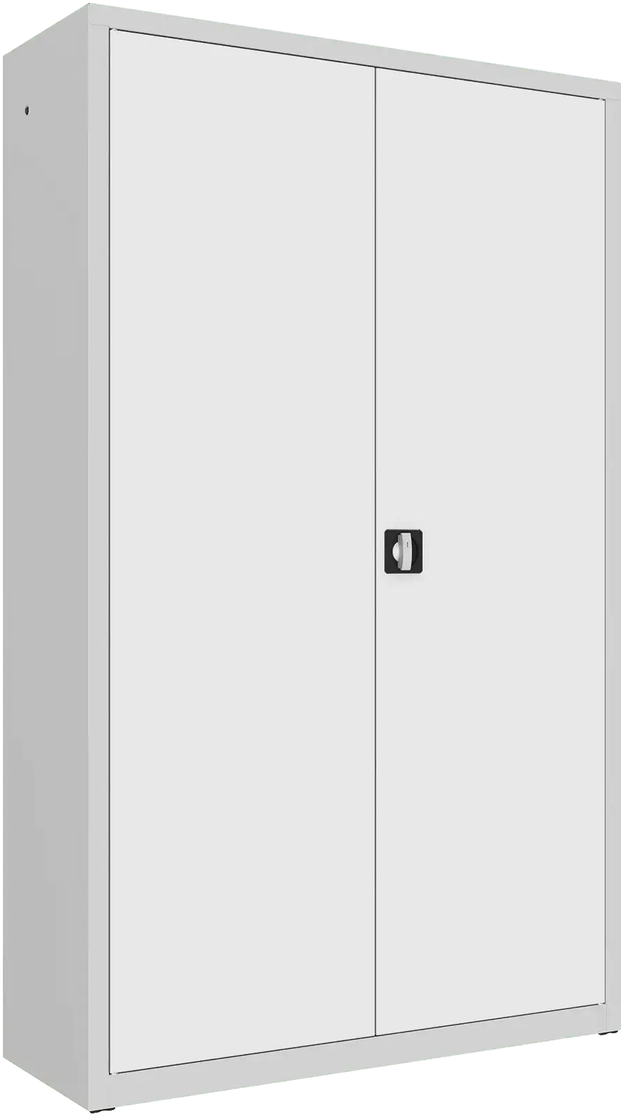 Metallist dokumendikapp Classic 1990x1200x435 mm – helehall / valge
