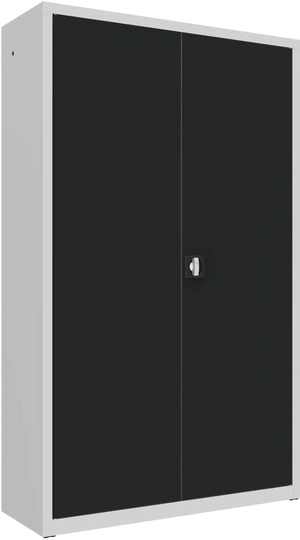 Metallist dokumendikapp Classic 1990x1200x435 mm – helehall / must