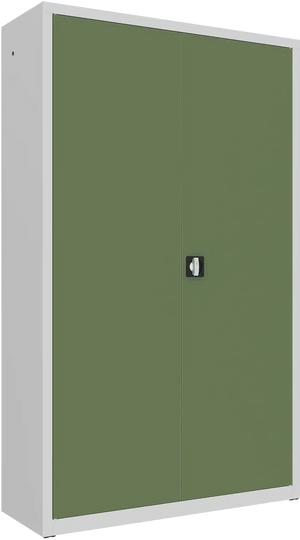 Metallist dokumendikapp Classic 1990x1200x435 mm – helehall / roheline