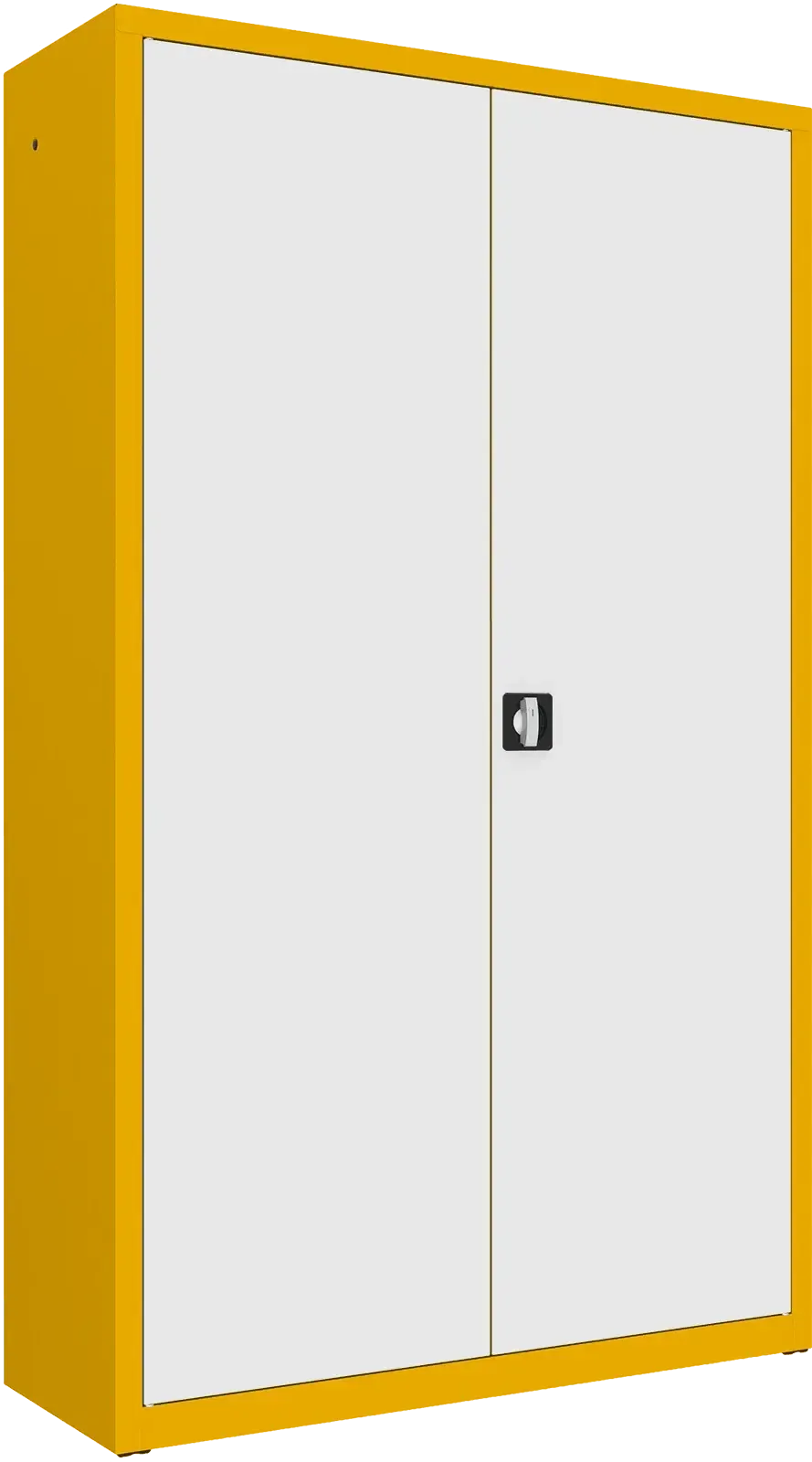 Metallist dokumendikapp Classic 1990x1200x435 mm – kollane / valge
