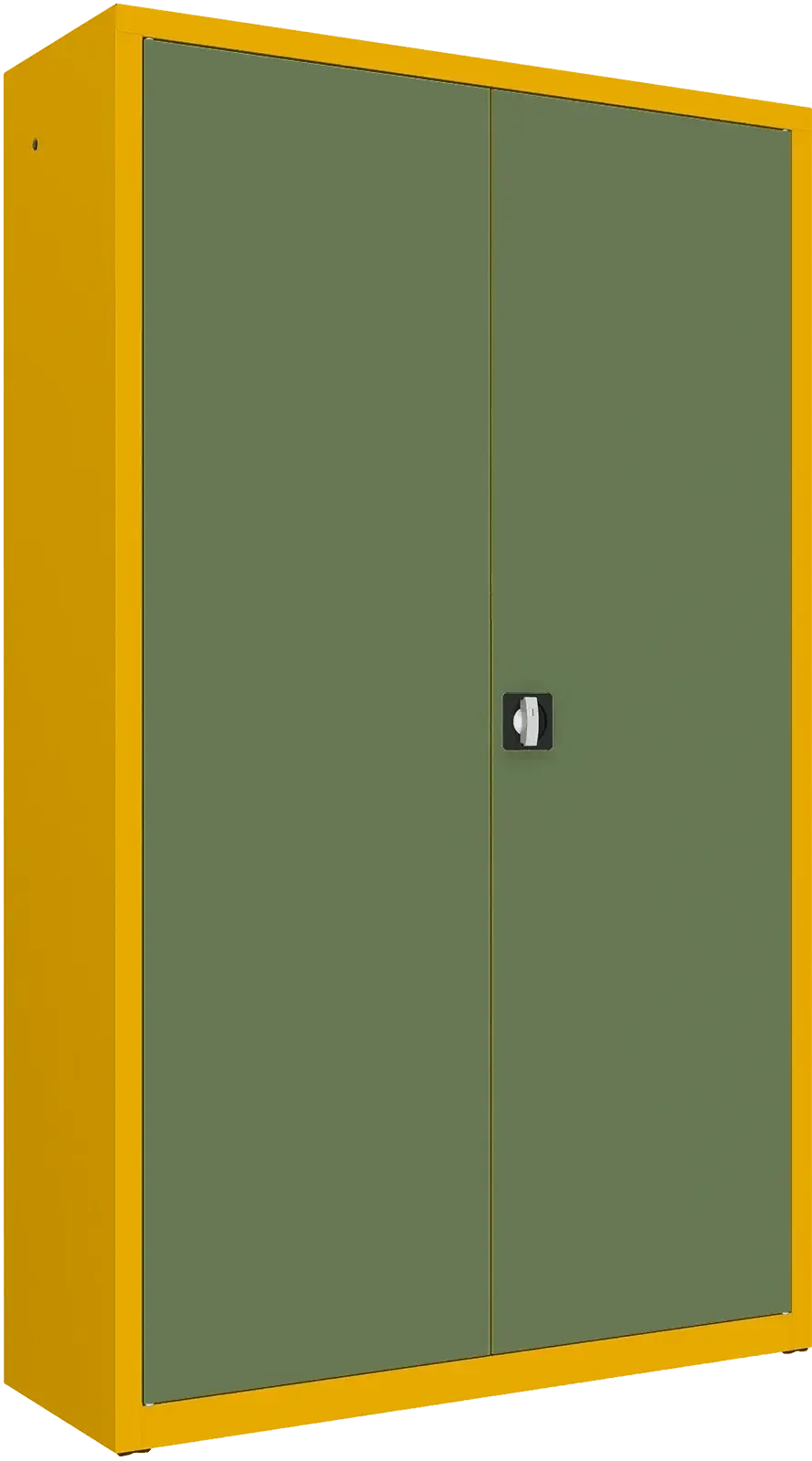 Metallist dokumendikapp Classic 1990x1200x435 mm – kollane / roheline