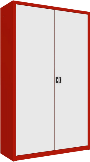 Metallist dokumendikapp Classic 1990x1200x435 mm – punane / valge