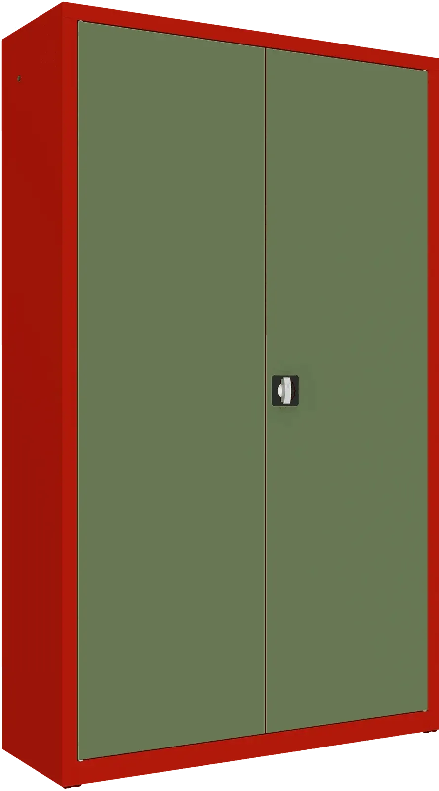 Metallist dokumendikapp Classic 1990x1200x435 mm – punane / roheline