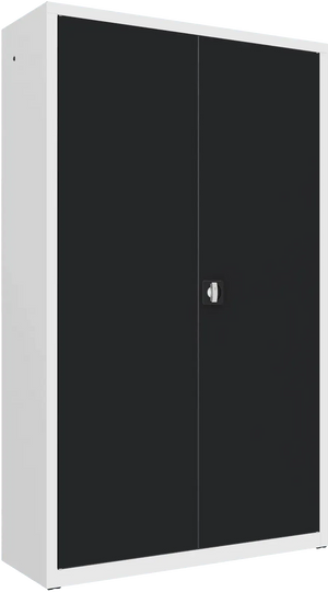 Metallist dokumendikapp Classic 1990x1200x435 mm – valge / must