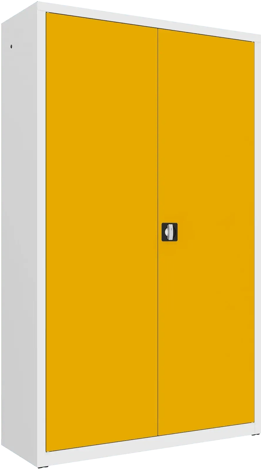Metallist dokumendikapp Classic 1990x1200x435 mm – valge / kollane