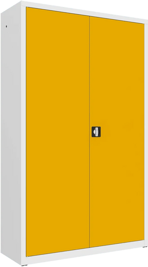 Metallist dokumendikapp Classic 1990x1200x435 mm – valge / kollane