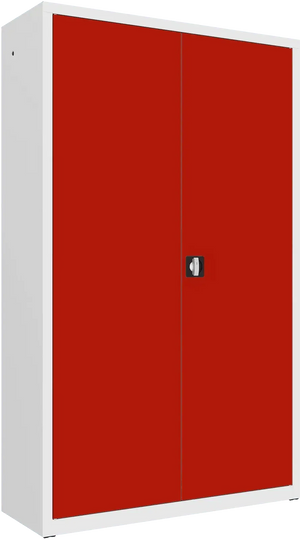 Metallist dokumendikapp Classic 1990x1200x435 mm – valge / punane