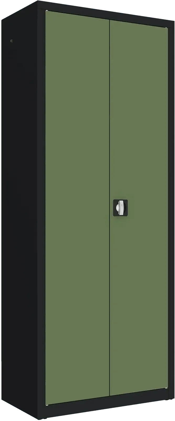 Metallist dokumendikapp Classic 1990x800x435 mm – must / roheline