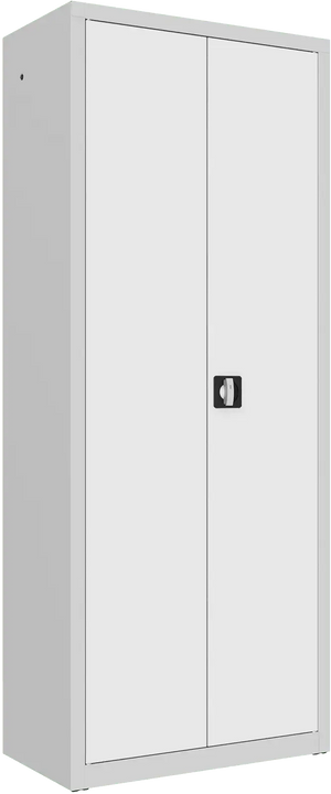 Metallist dokumendikapp Classic 1990x800x435 mm – helehall / valge