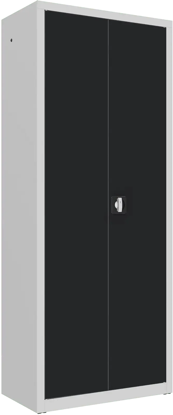 Metallist dokumendikapp Classic 1990x800x435 mm – helehall / must