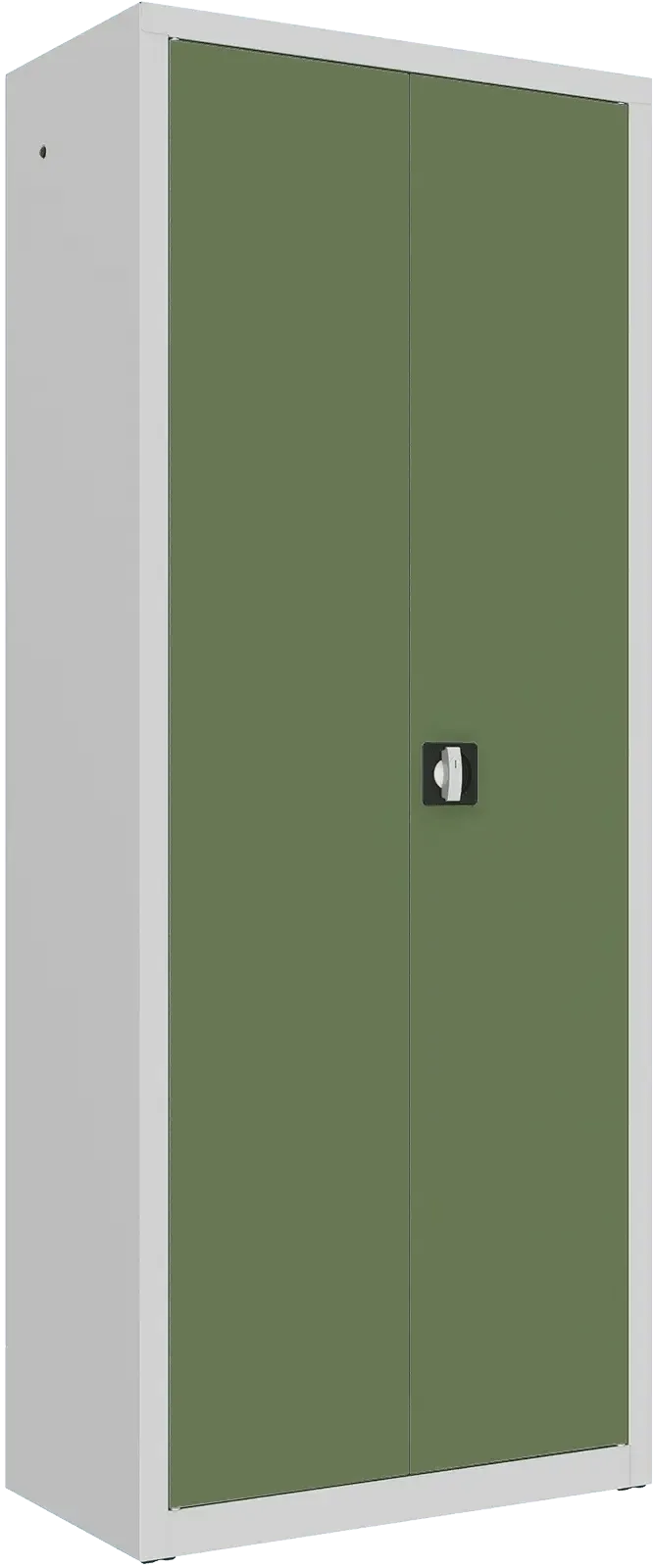 Metallist dokumendikapp Classic 1990x800x435 mm – helehall / roheline