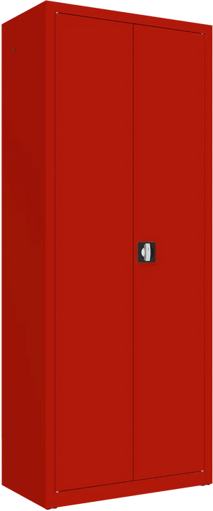 Metallist dokumendikapp Classic 1990x800x435 mm – punane / punane