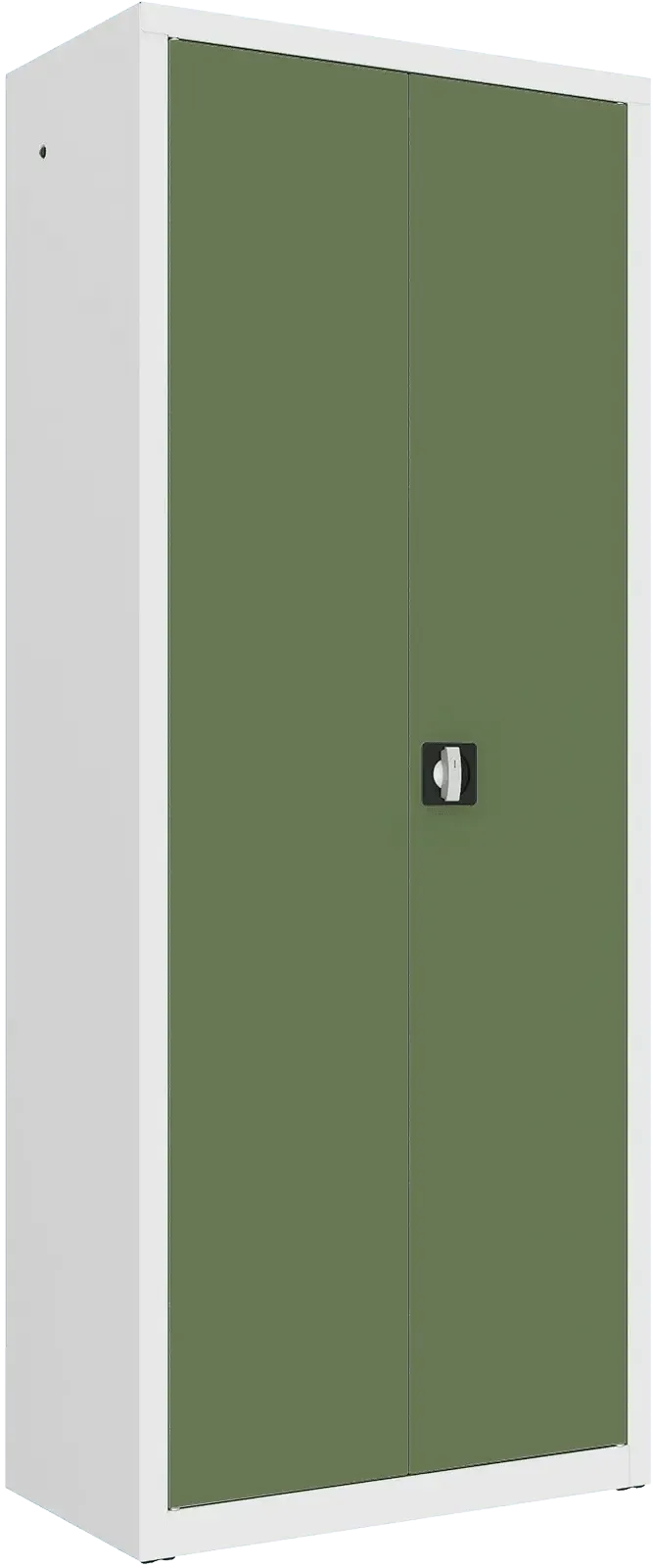 Metallist dokumendikapp Classic 1990x800x435 mm – valge / roheline