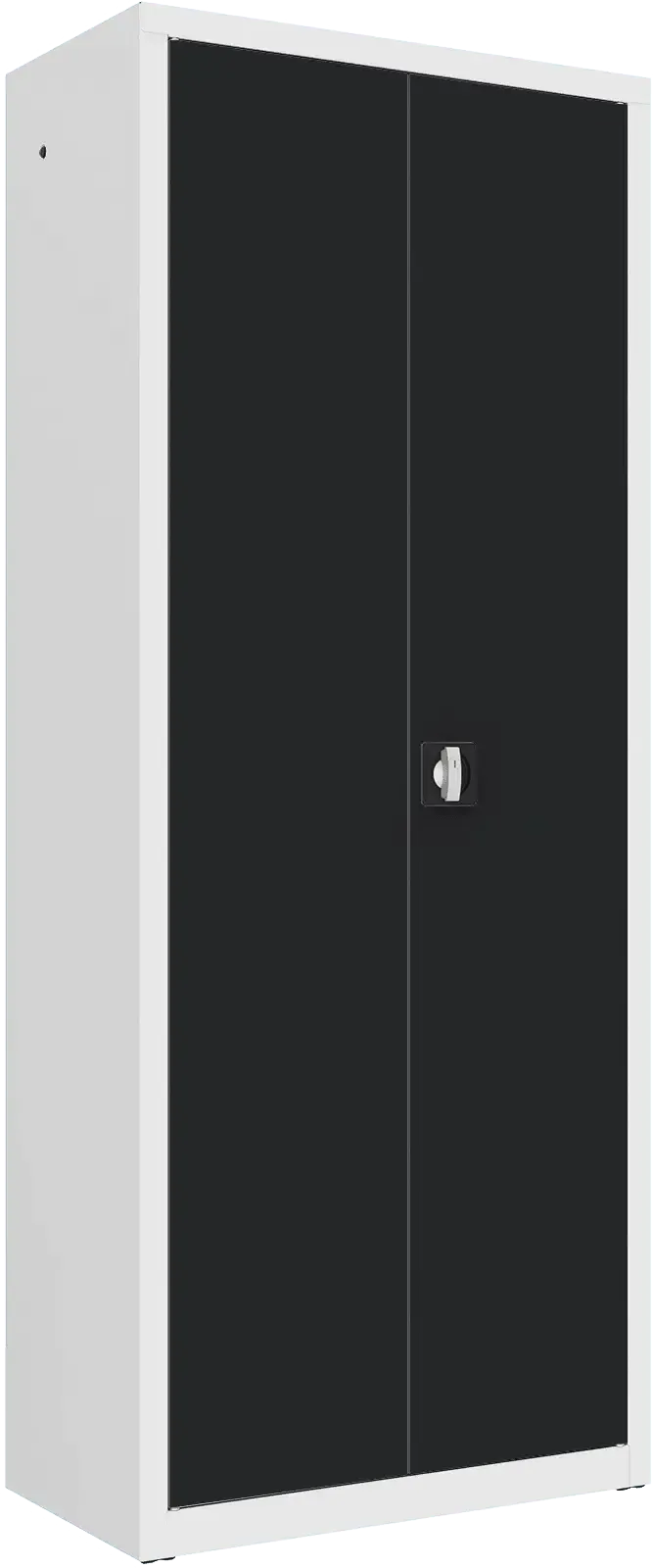 Metallist dokumendikapp Classic 1990x800x435 mm – valge / must