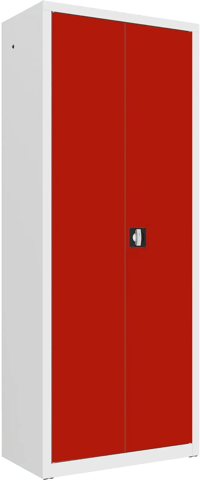 Metallist dokumendikapp Classic 1990x800x435 mm – valge / punane
