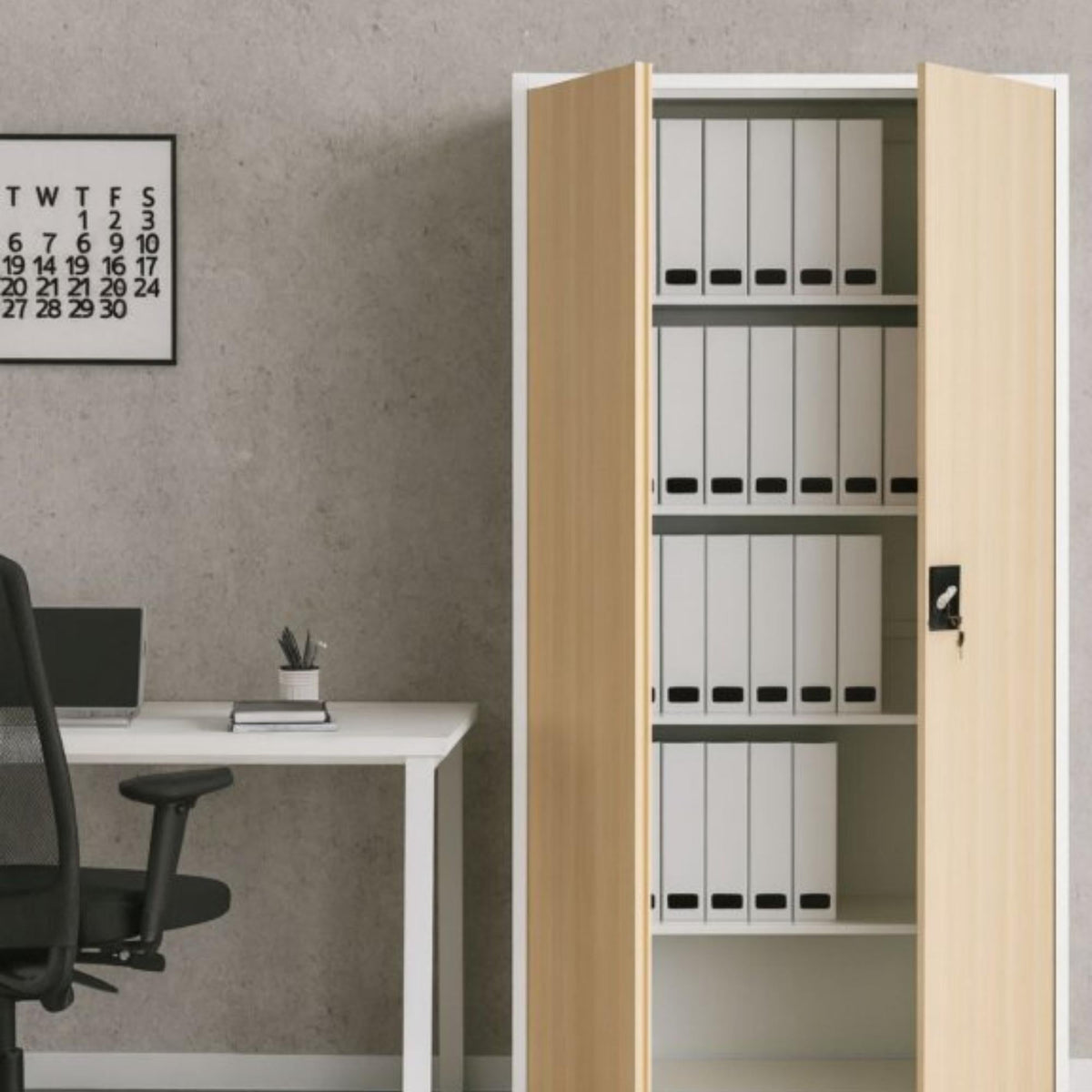 Metallist dokumendikapp Geneva Wood