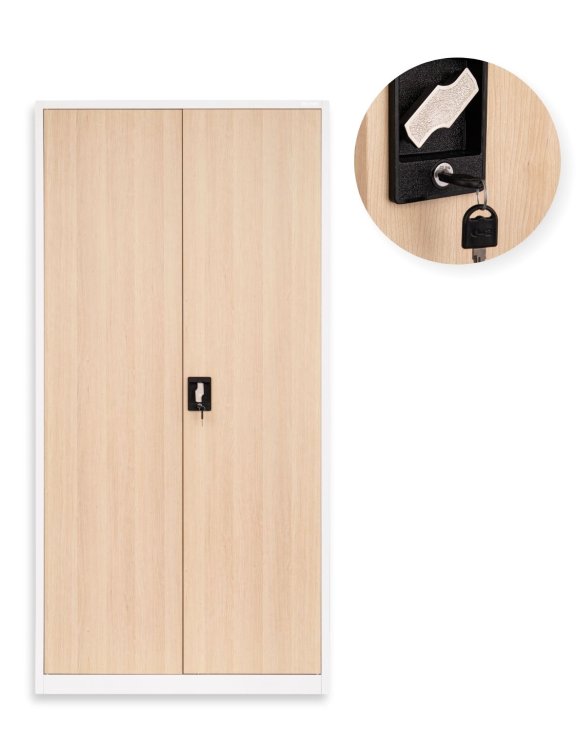 Metallist dokumendikapp Geneva Wood